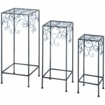 ESSCHERT DESIGN Stolek na květiny ESSCHERT´S GARDEN, set 3ks, 50 cm; 60,5 cm; 70 cm – Hledejceny.cz