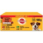 Pedigree Adult šťáva hovězí kuře krůta jehně 40 x 100 g – Zboží Mobilmania