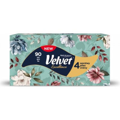 VELVET Pleťové ubrousky EXCELLENCE 90 ks – Hledejceny.cz