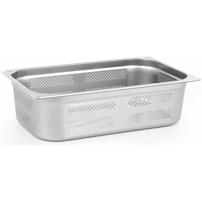 Perforovaná gastronádoba GN 1/1 150 mm, nerezová ocel | TECHNICA, Platinum Line inox – Sleviste.cz