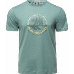 Hi-Tec HORAL pánské bavlněné triko zelená – Zboží Dáma