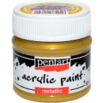 Pentart Akrylová metalická barva antická zlatá 50 ml. – Sleviste.cz
