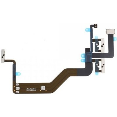 Flex kabel tlačítka zapínání + tlačítka hlasitosti + kovová destička pro Apple iPhone 12 Mini – Sleviste.cz