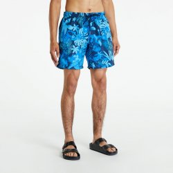 Urban Classics Pattern Swim Shorts blue flower