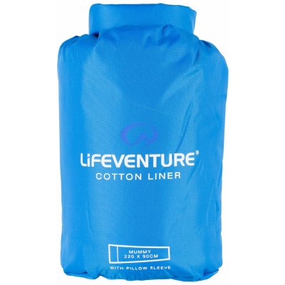 Lifeventure Cotton Sleeping Bag Liner mummy modrá – Hledejceny.cz