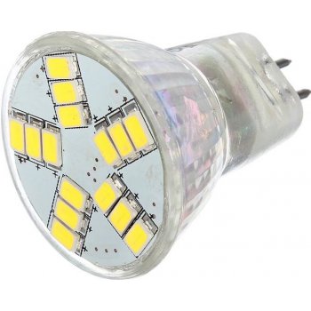 Lighting LED žárovka 3W 12V MR11 210lm 15 SMD 5630 čistá bílá