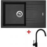 Sinks G4374 Set LINEA 780 + VITALIA černá matná – Zboží Dáma