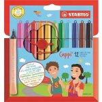 Stabilo 168-12-4 Cappi vláknový fix s kroužkem na víčka 12 ks – Zboží Živě