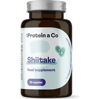 ProteinaCo Shiitake extrakt 25 % polysacharidů 90 kapslí – Hledejceny.cz
