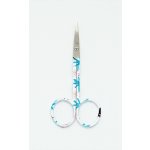 Vyšívací nůžky SINGER, modrý květinový vzor, 10,2 cm – Zboží Dáma