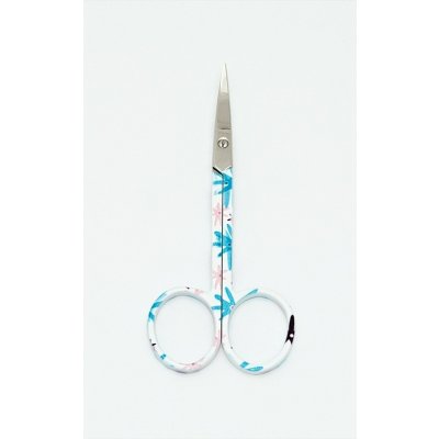 Vyšívací nůžky SINGER, modrý květinový vzor, 10,2 cm – Zboží Dáma