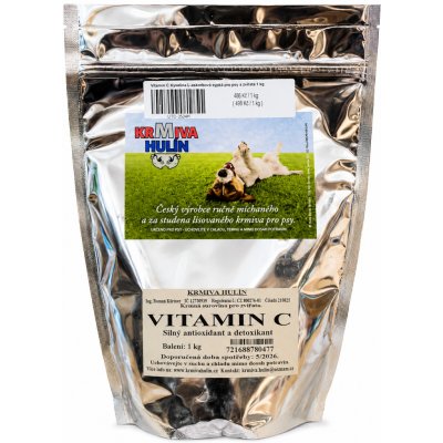 Krmiva Hulín Vitamín C Kyselina L-ascorbová sypká 1 kg – Hledejceny.cz
