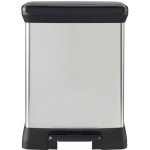 CURVER 02165-582 DECO BIN DUO 18 l + 10 l Odpadkový koš stříbrný – Zbozi.Blesk.cz