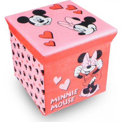 bHome Úložný box Minnie růžová s víkem UBBH0770 – Hledejceny.cz