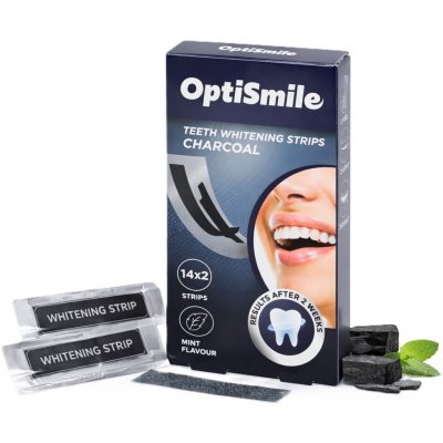 OptiSmile Pásky na bělení zubů Charcoal 14 ks – Zbozi.Blesk.cz
