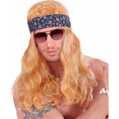 Widmann Paruka hippie blond s čelenkou