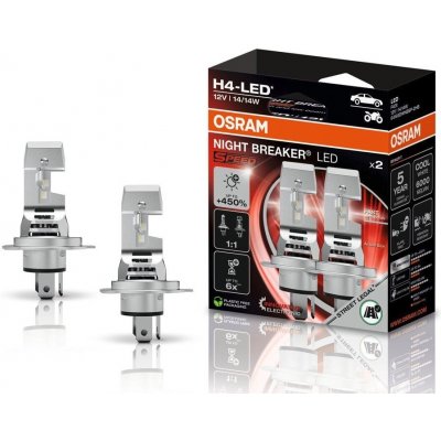 Osram 12V H4 NightBreaker LED SPEED +450% OSRAM, set 2ks | Zboží Auto Osram 12V H4 NightBreaker LED SPEED +450% OSRAM, set 2ks | Zboží Auto