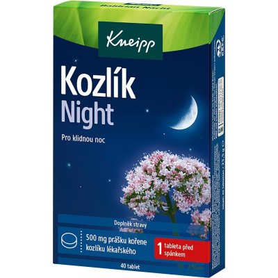 Kneipp Kozlík Night 40 tablet – Hledejceny.cz