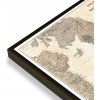 Nástěnné mapy National Geographic Anglie a Wales - nástěnná mapa Executive 75 x 90 cm Varianta: mapa v hliníkovém rámu, Provedení: černý rám