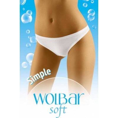 Wolbar kalhotky Simple soft bílá