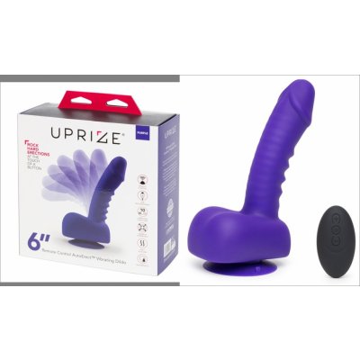 Uprize 6" Remote Control AutoErect Vibrating Realistic