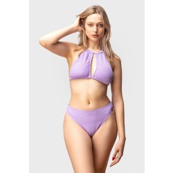 VFstyle dámské plavky dvoudílné Elizabeth žebrované fialové