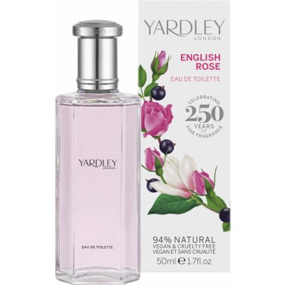 Yardley Anglická růže toaletní voda dámská s něžnou květinovou vůní 50 ml – Hledejceny.cz