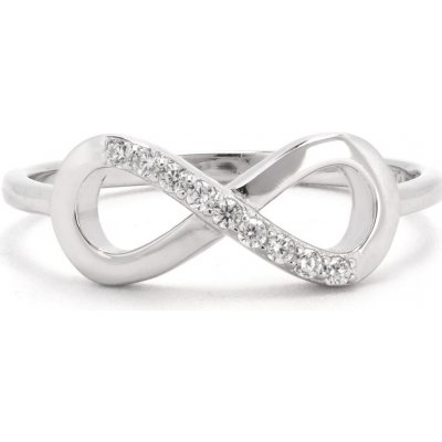 Rafity Stříbrný prsten Infinity Sparkle se zirkony R0127 05 – Hledejceny.cz