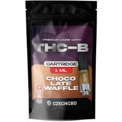 Czech CBD THC-B cartridge Chocolate Waffle 1 ml