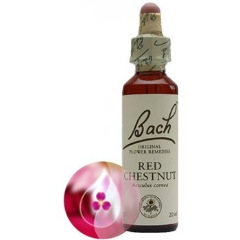 Bachovy květové esence Kaštan červený Red Chestnut 20 ml