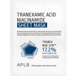 APLB Glutathione Niacinamide Sheet Mask Rozjasňující pleťová maska 1 ks 25 ml – Hledejceny.cz