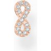 Náušnice Thomas Sabo kusová náušnice Infinity rose gold H2216-416-14