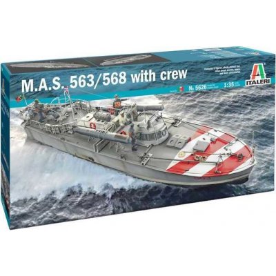 ITALERI Model Kit loď 5626 M.A.S. 563/568 with crew 1:35