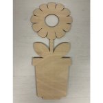 Dřevotéka dřevěná základna na tvoření decoupage Květina 25 cm – Hledejceny.cz