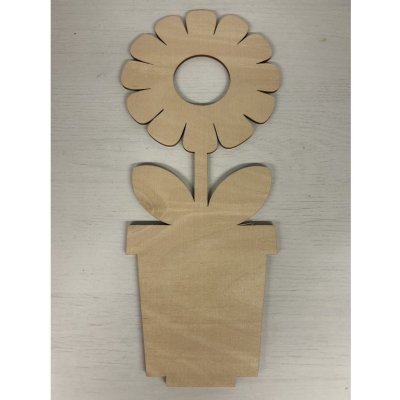 Dřevotéka dřevěná základna na tvoření decoupage Květina 25 cm – Hledejceny.cz