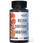 Mushrooms4 Life BIO HOUBY KOMPLEX REISHI Cordyceps A MAITAKE 60 KAPSLÍ – Hledejceny.cz