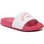 Tommy Hilfiger Logo Print Pool Slide Nazouváky T3A0 33303 1172 White Fuchsia – Hledejceny.cz