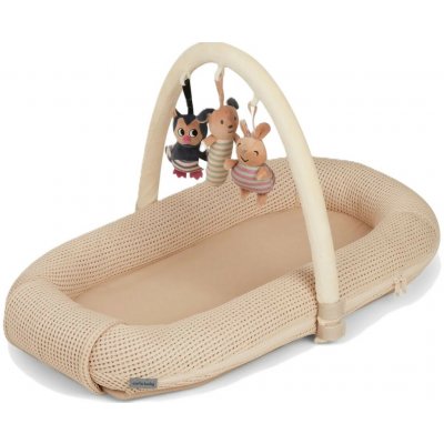 Carlo Baby Hnízdečko s hrazdičkou - Beige – Zboží Dáma