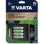 Varta LCD Smart Charger + 4x AA 2100mAh 57684101441 – Zboží Živě