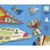 Vystřihovánka a papírový model Djeco Origami sada Djeco Letadla pro kluky