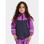 Didriksons Dětská nepromokavá bunda s fleecem Enso tulip purple – Sleviste.cz