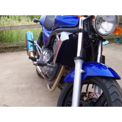 Padací chrániče - Kawasaki ER-5, bílé | Zboží Auto