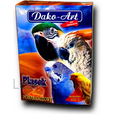 Dako-Art Minerální písek pomeranč 250 g – Zboží Mobilmania