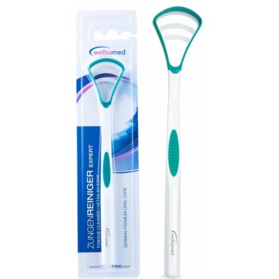 Wellsamed Expert škrabka na jazyk Zelená – Zboží Dáma