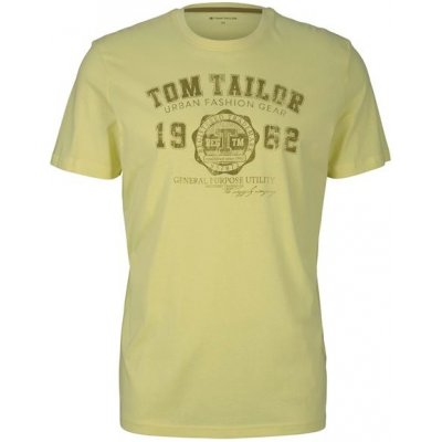 Tom Tailor pánské tričko 1027028 18283 žlutá
