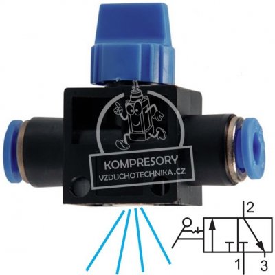 Pneumatics & Hydraulics Uzavírací ventil s odvětráním 6 – Zboží Mobilmania