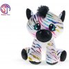 Plyšák Mikro Trading Star Sparkle Zebra sedící 16 cm