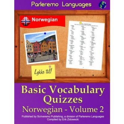 Parleremo Languages Basic Vocabulary Quizzes Norwegian - Volume 2