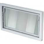 ACO Sklepní okno bílé vyklápěcí plastové 80 x 50 cm dvojsklo 4+4 mm – HobbyKompas.cz