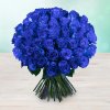 Květina Rozvoz květin: Modré luxusní růže - 60cm (M) - cena za 1ks - Brno